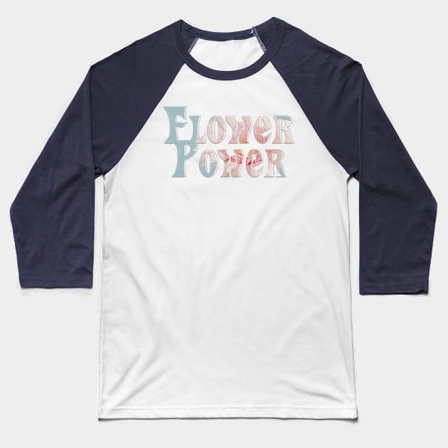 Flower Power Baseball T-Shirt by afternoontees